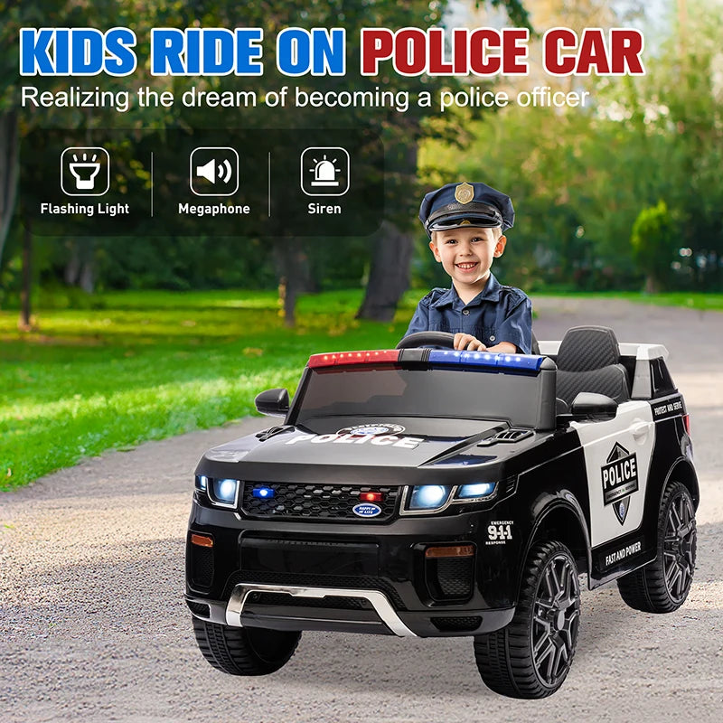 Electric Police SUV for Kids