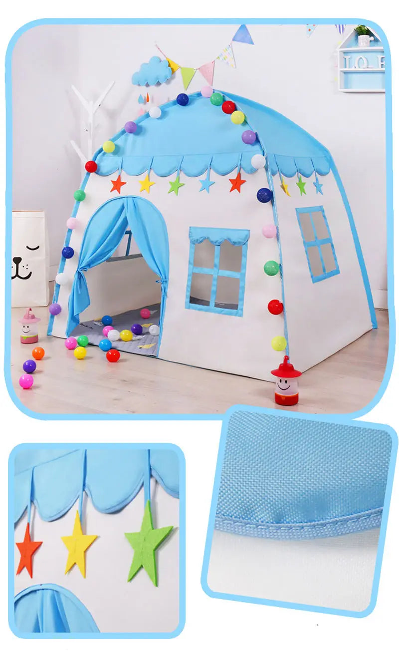 Kids Indoor Outdoor Play Tent with Carrying Bag