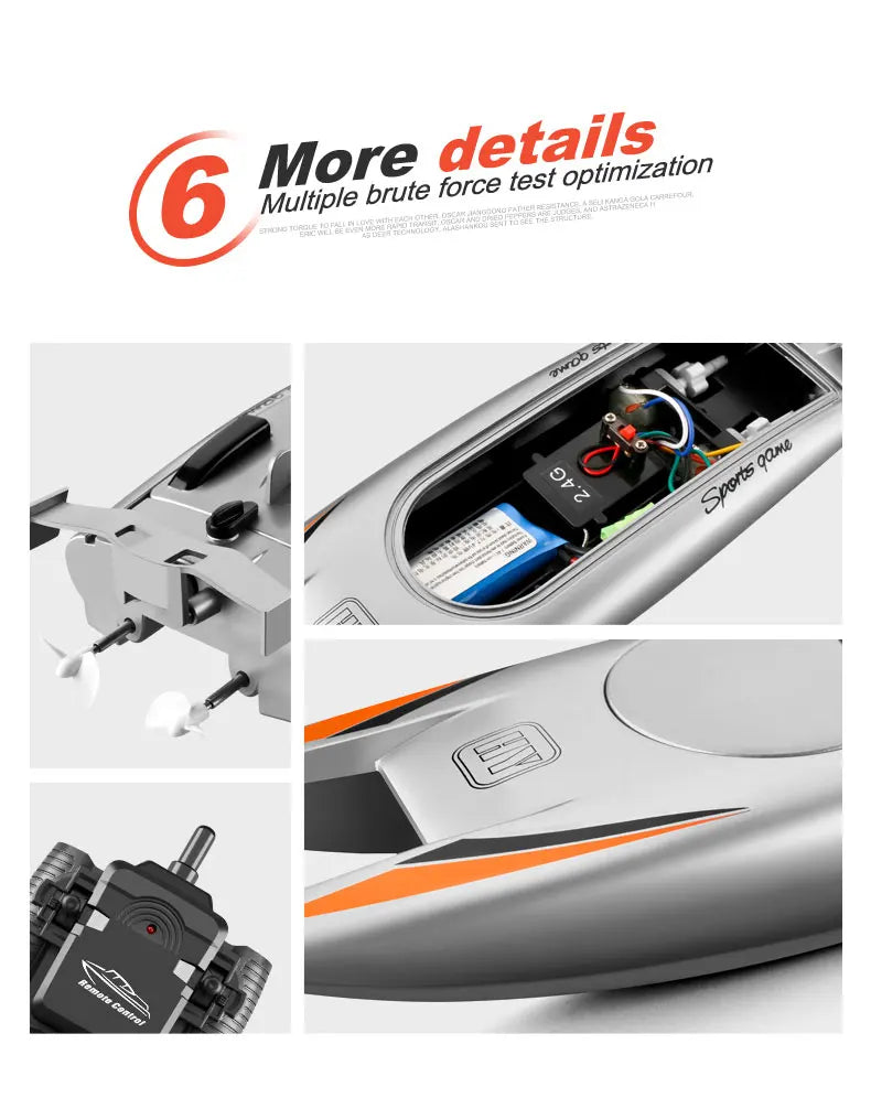 High Speed RC Boat | 30KM/H, Waterproof, RC