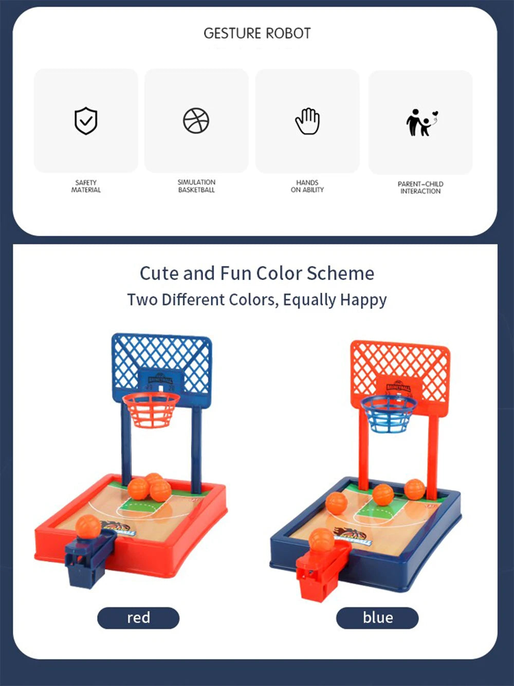 Tabletop Basketball Shooting Game