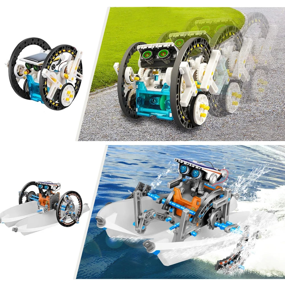 13-in-1 Solar Robotics Kit for Kids