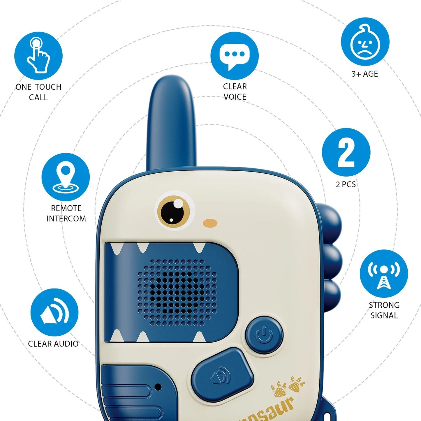 Children's Handheld Walkie Talkies 2-Pack