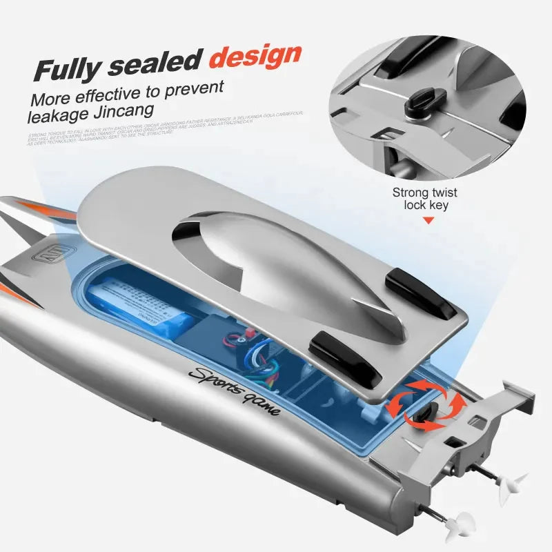 High Speed RC Boat | 30KM/H, Waterproof, RC