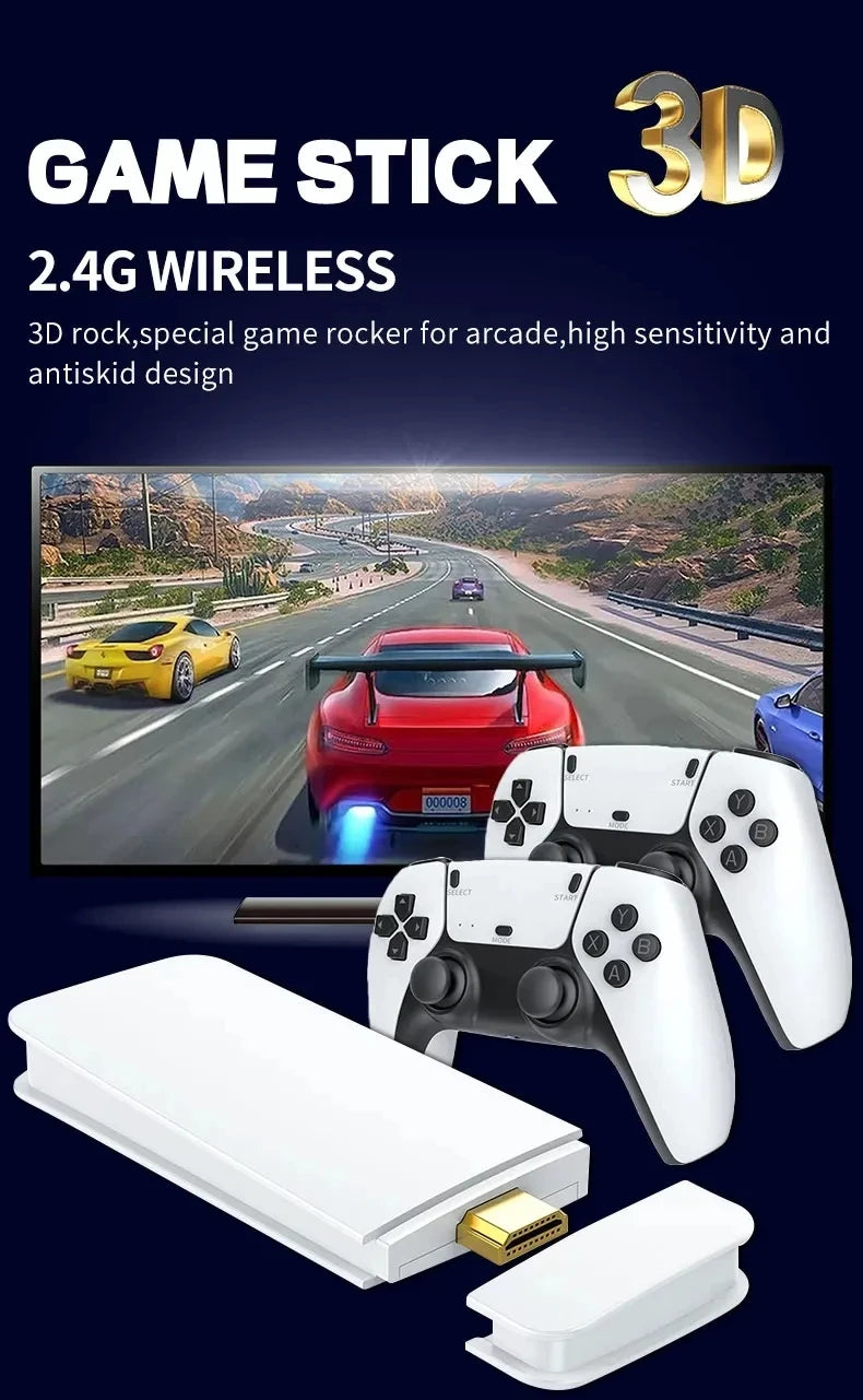 Game Stick with Built-In Retro Games