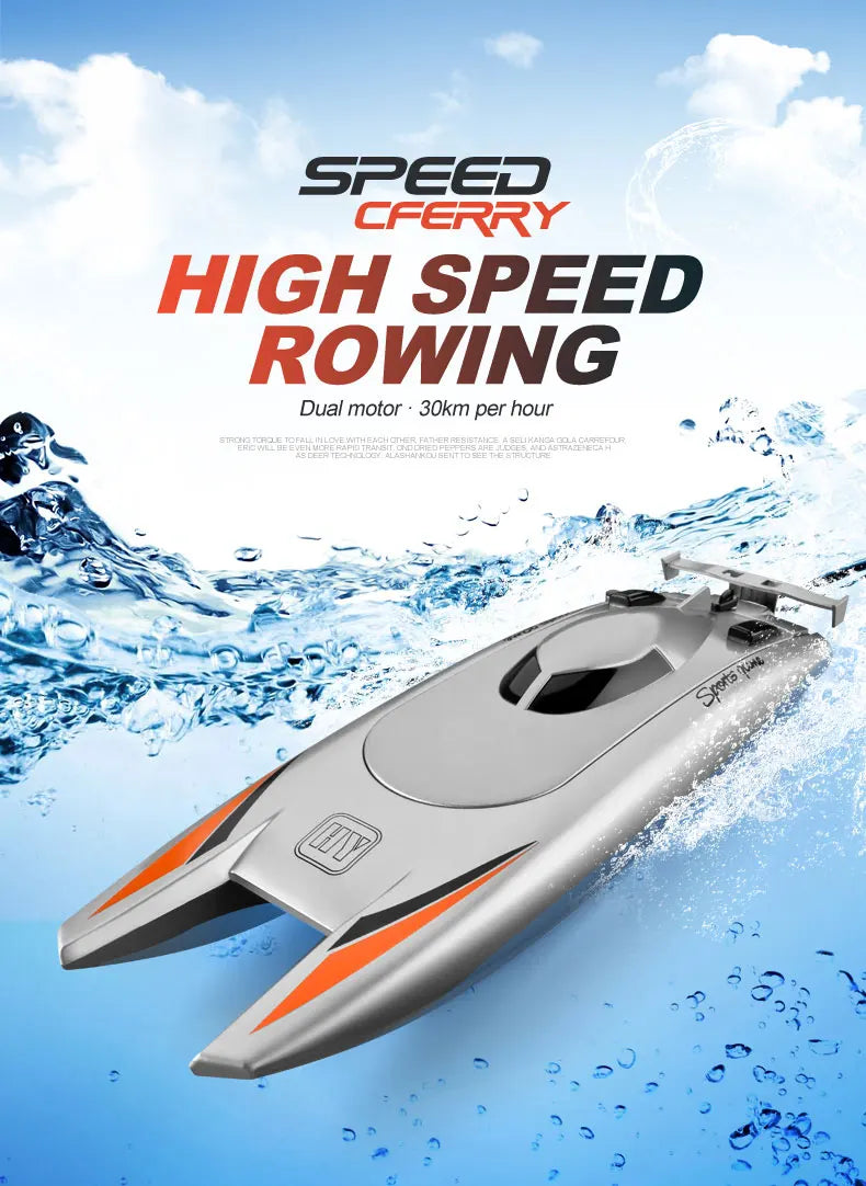 High Speed RC Boat | 30KM/H, Waterproof, RC