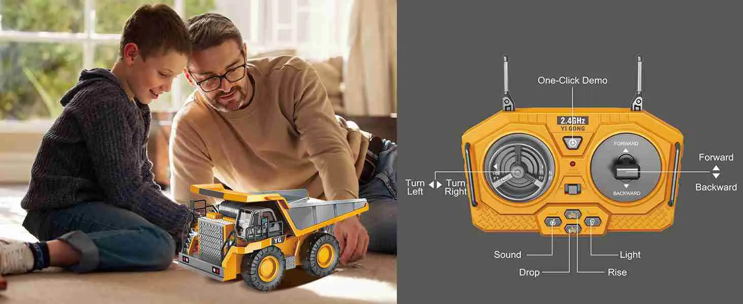 Kids RC Construction Dump Truck