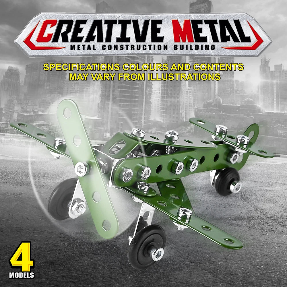 166-Piece Tank Construction Erector Set