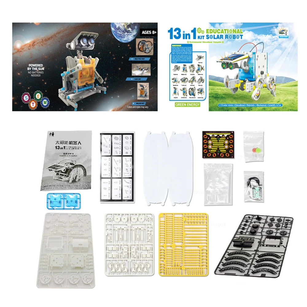13-in-1 Solar Robotics Kit for Kids