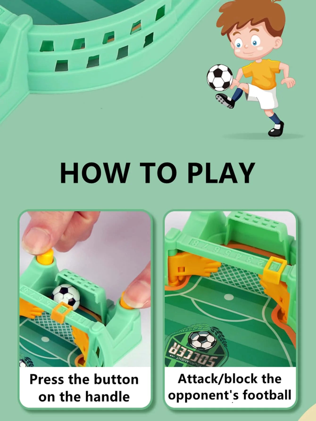 Desktop Soccer Game for Two Players