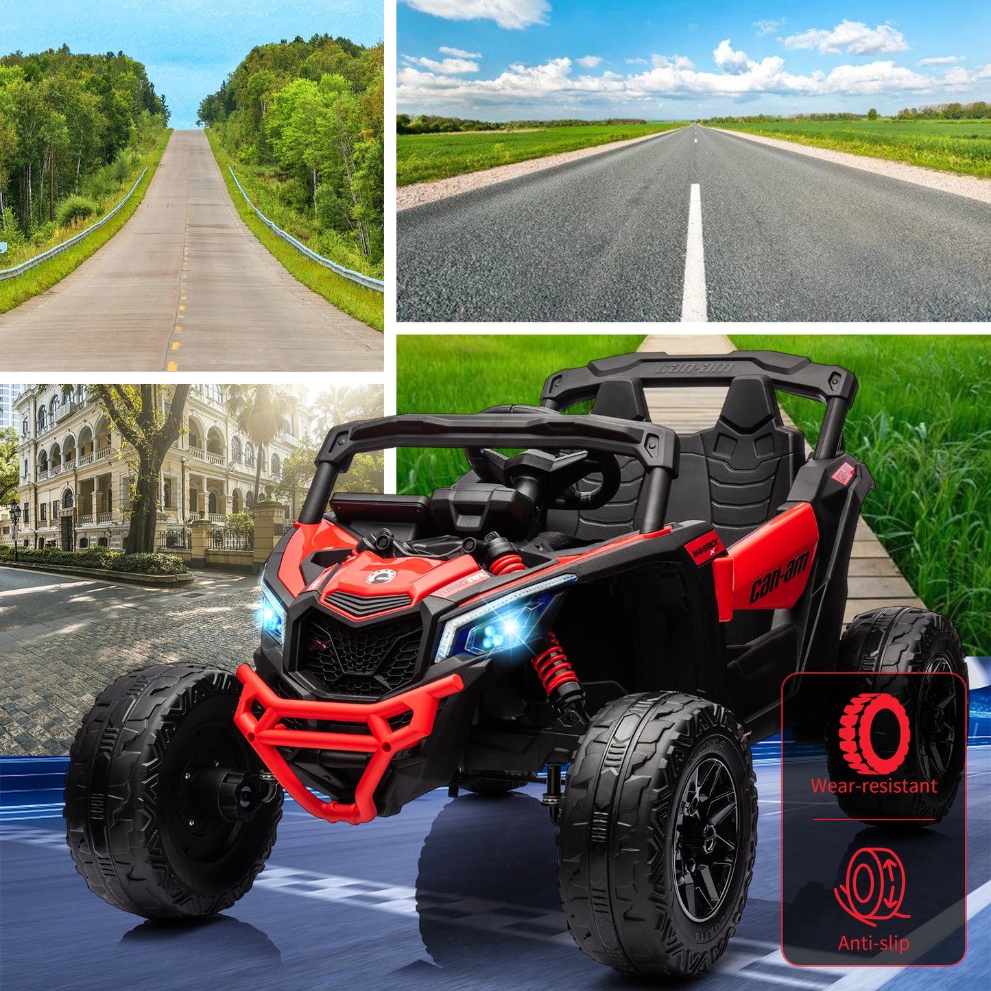 Off-Road UTV for Kids | 12V Battery Powered with Remote