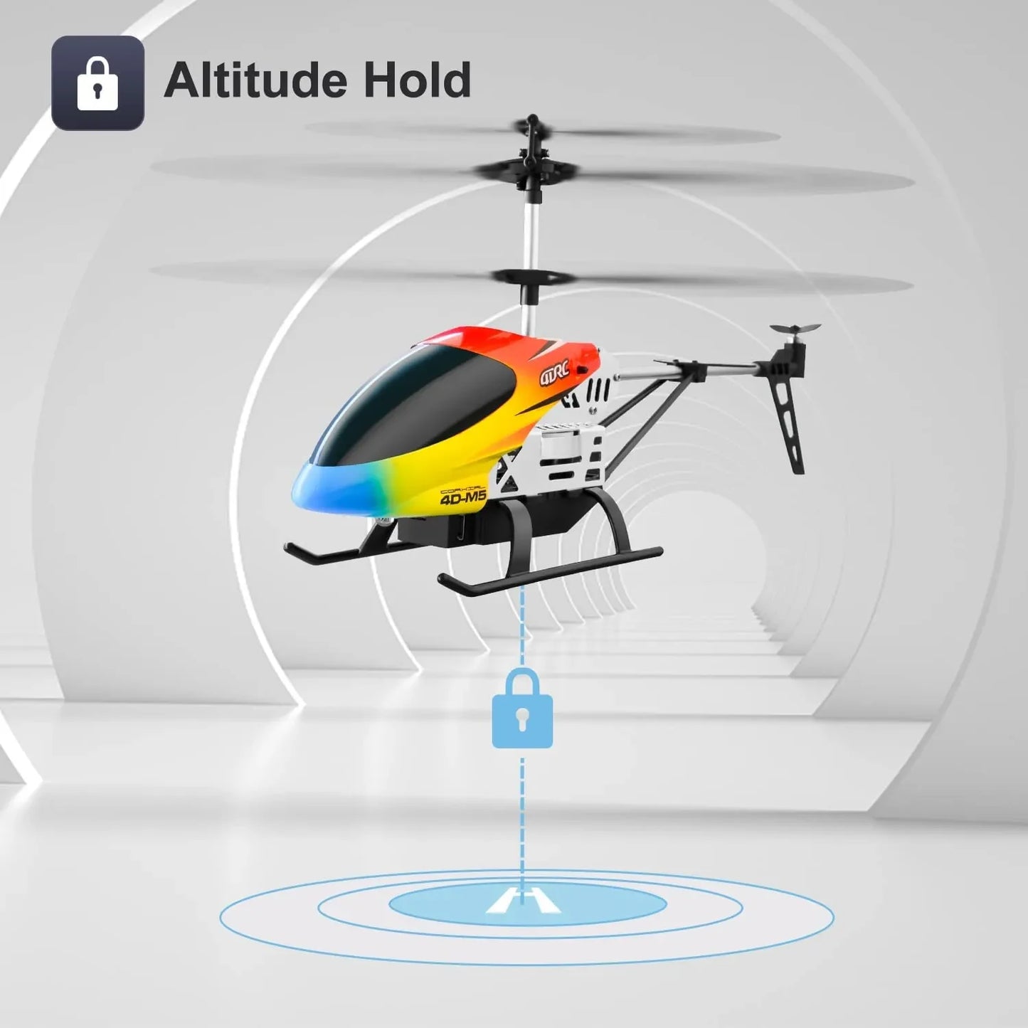 Metal RC Helicopter with Altitude Hold