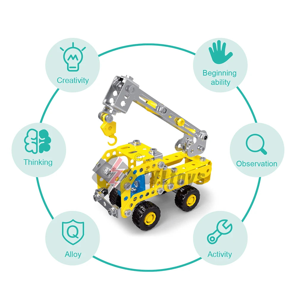 180-Piece Vehicle Construction Set