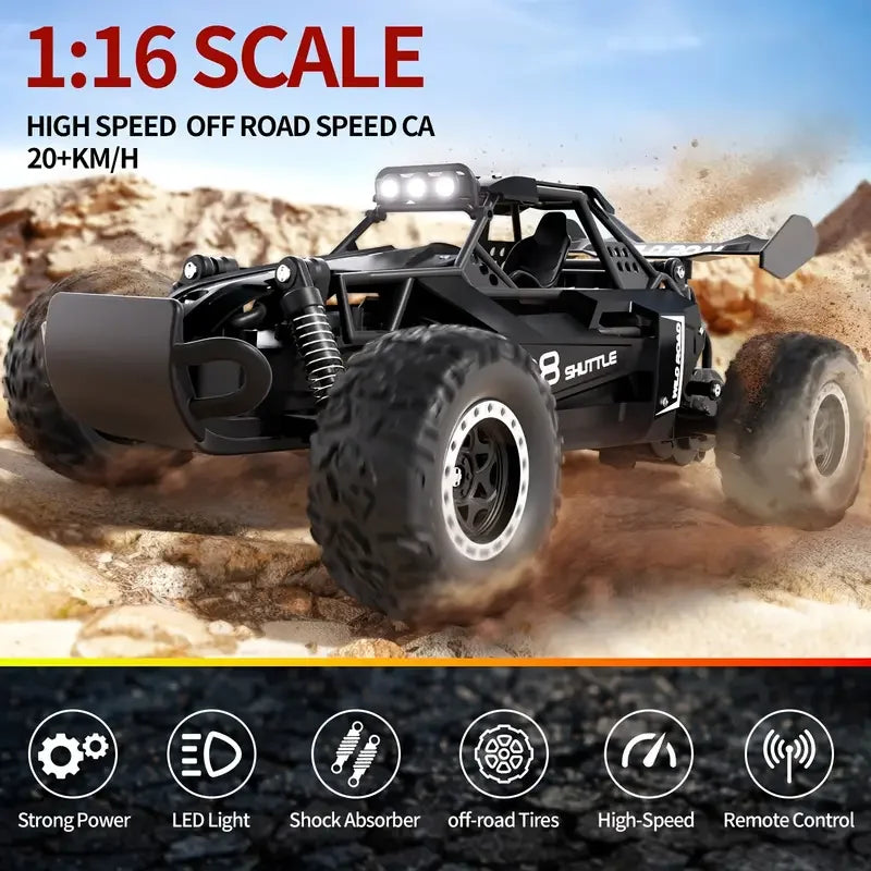 Fast RC Monster Truck | 1:16 Scale, 20KM/H