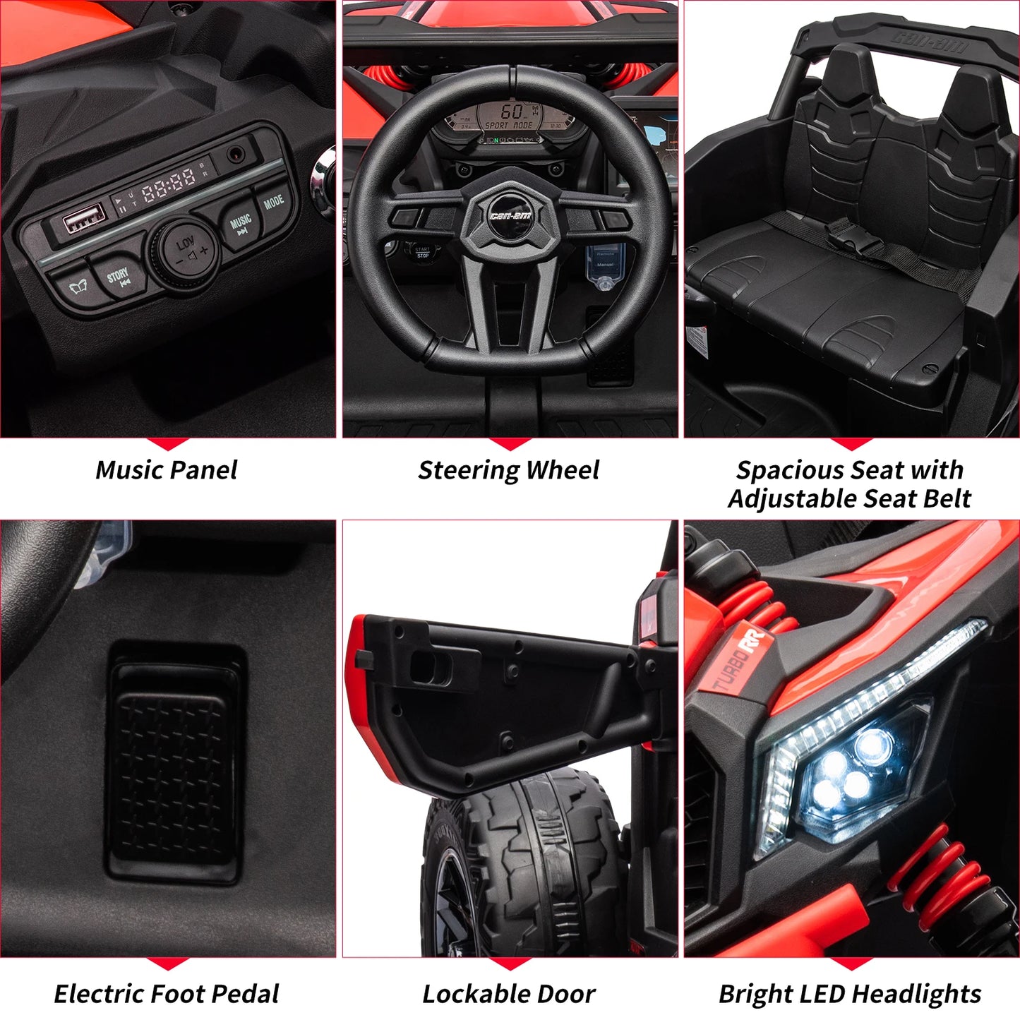 Off-Road UTV for Kids | 12V Battery Powered with Remote