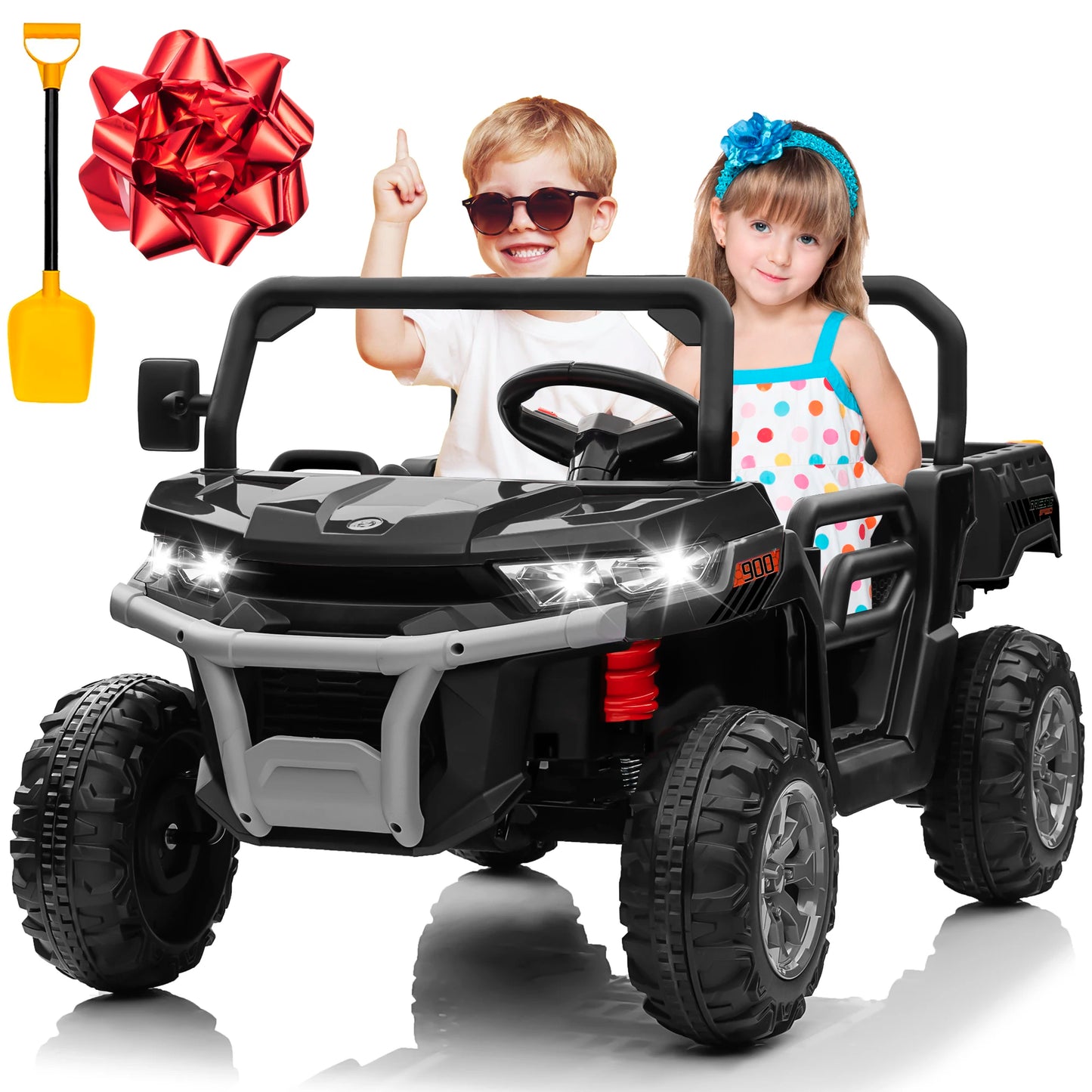 24V Ride-On UTV Truck with Dump Bed | 2-Seater