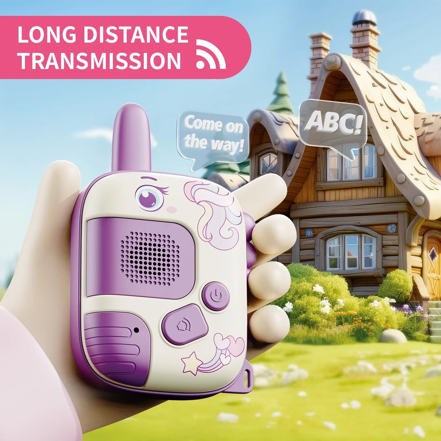 Children's Handheld Walkie Talkies 2-Pack