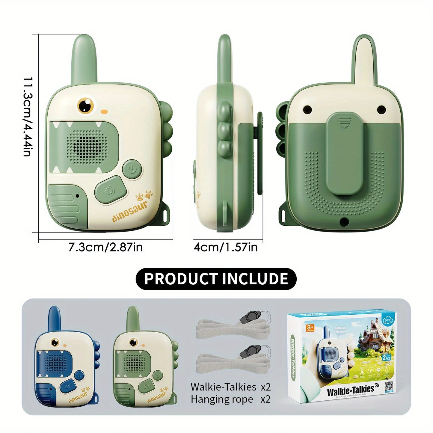 Children's Handheld Walkie Talkies 2-Pack