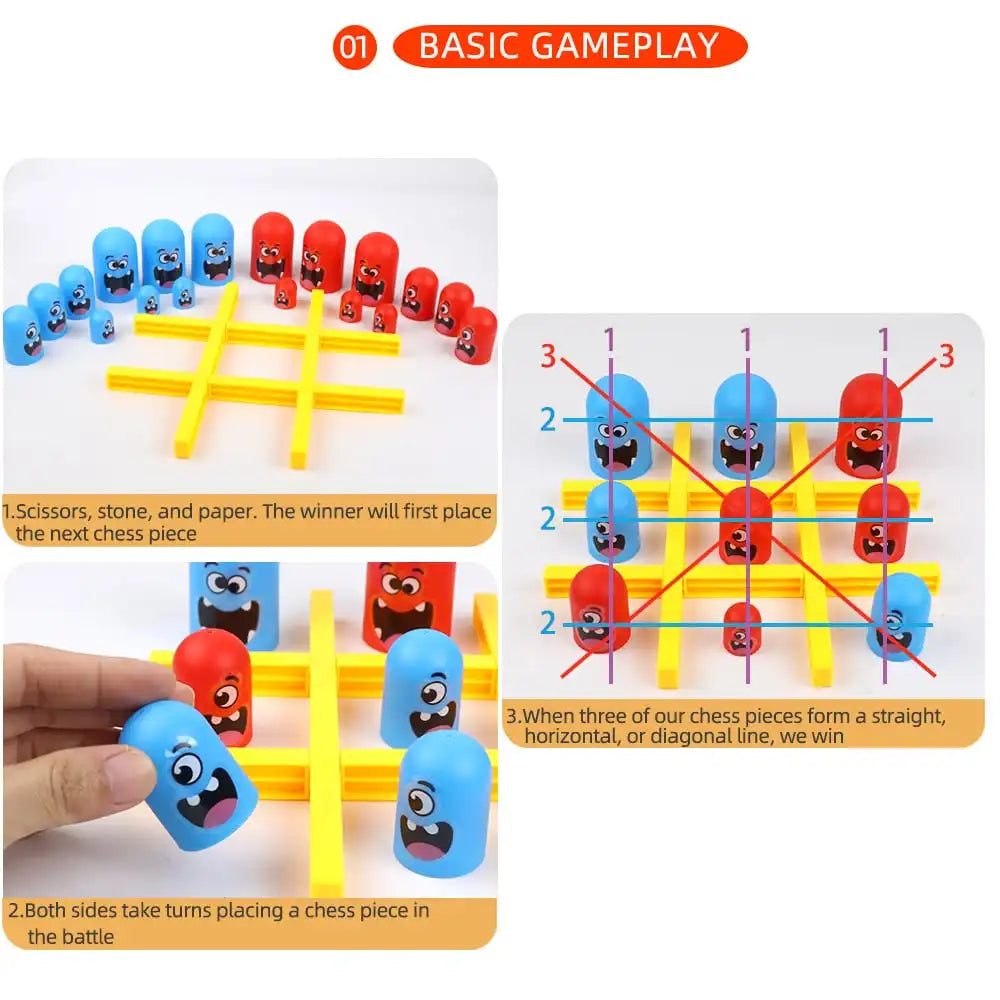 3D Tic Tac Toe Strategy Game – Gobblet Style