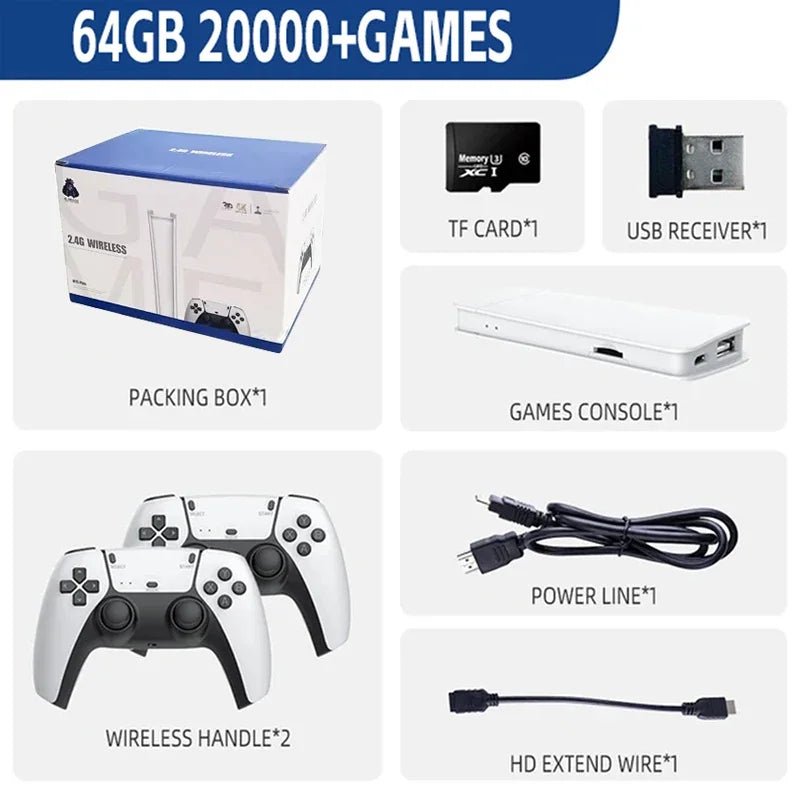 Game Stick with Built-In Retro Games