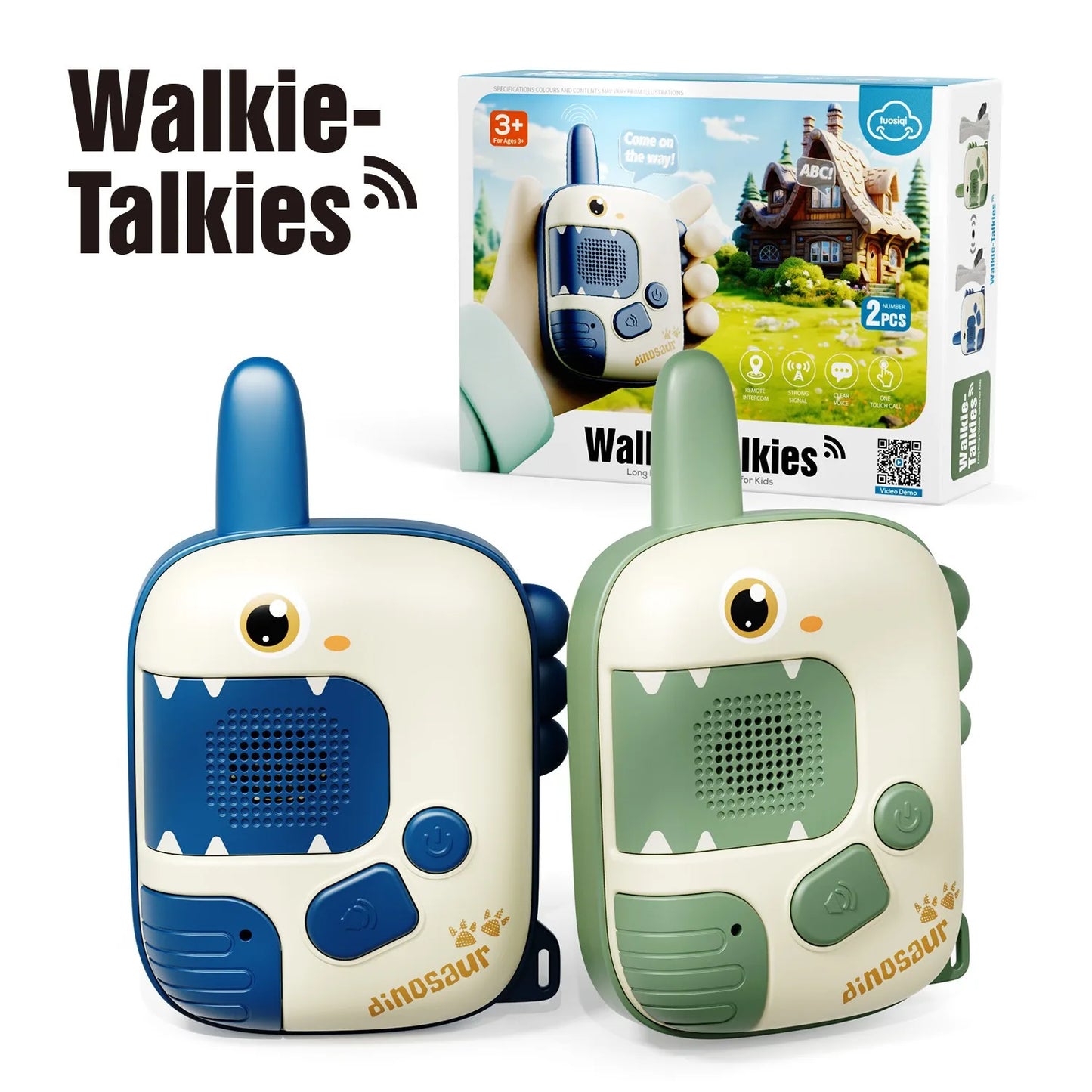 Children's Handheld Walkie Talkies 2-Pack