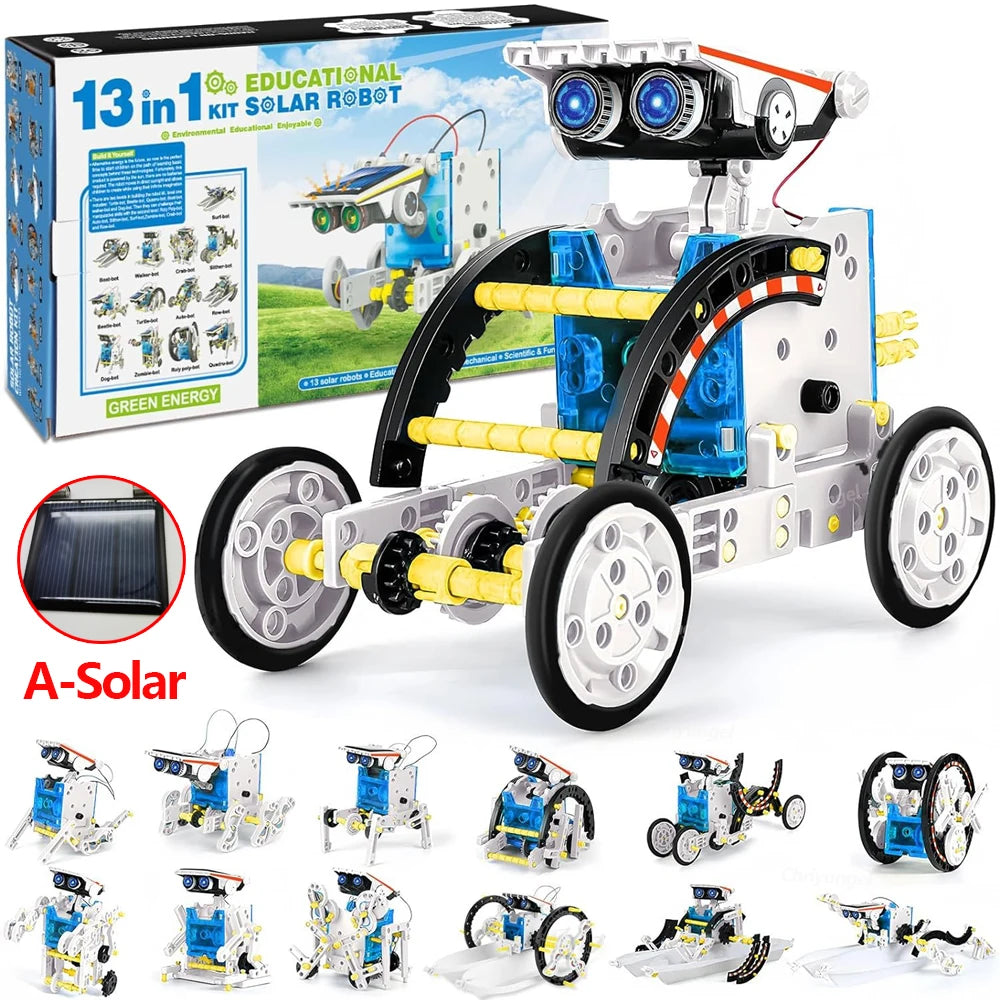 13-in-1 Solar Robotics Kit for Kids