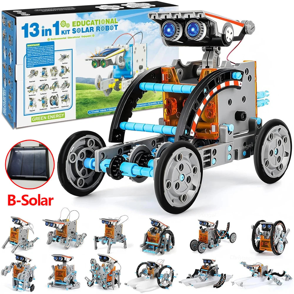 13-in-1 Solar Robotics Kit for Kids