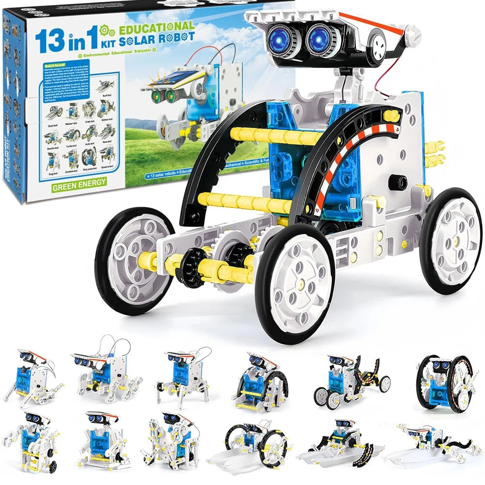 13-in-1 Solar Robotics Kit for Kids