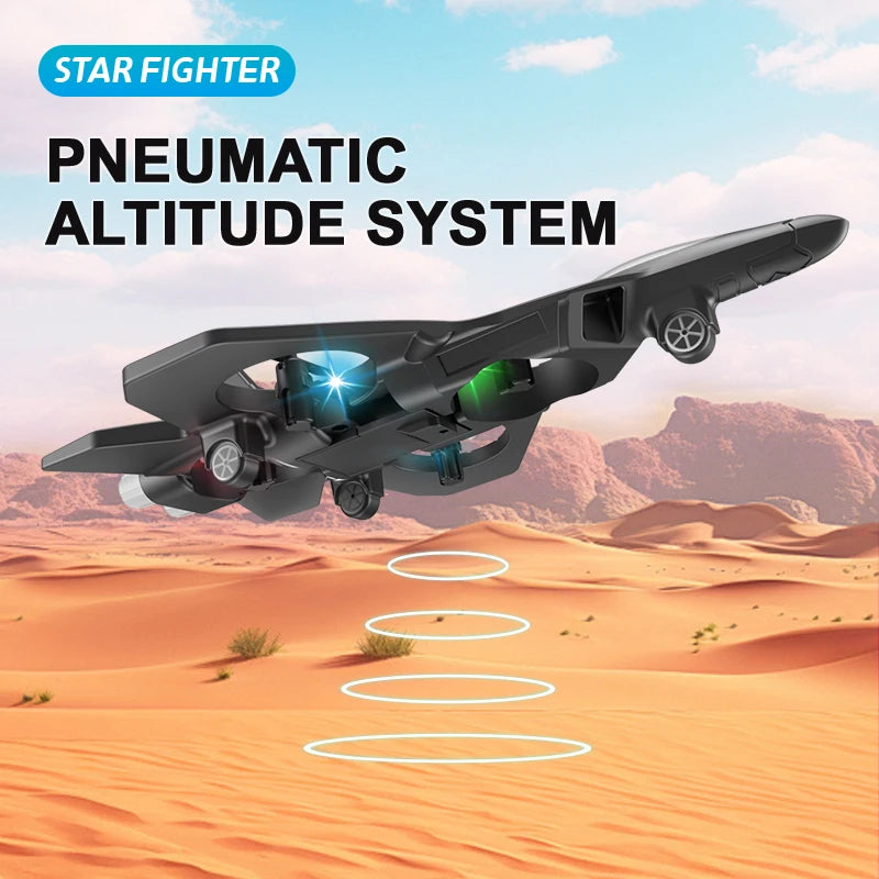 RC Stunt Plane | 2.4GHz Remote Control Glider with LED Lights & 360° Flip