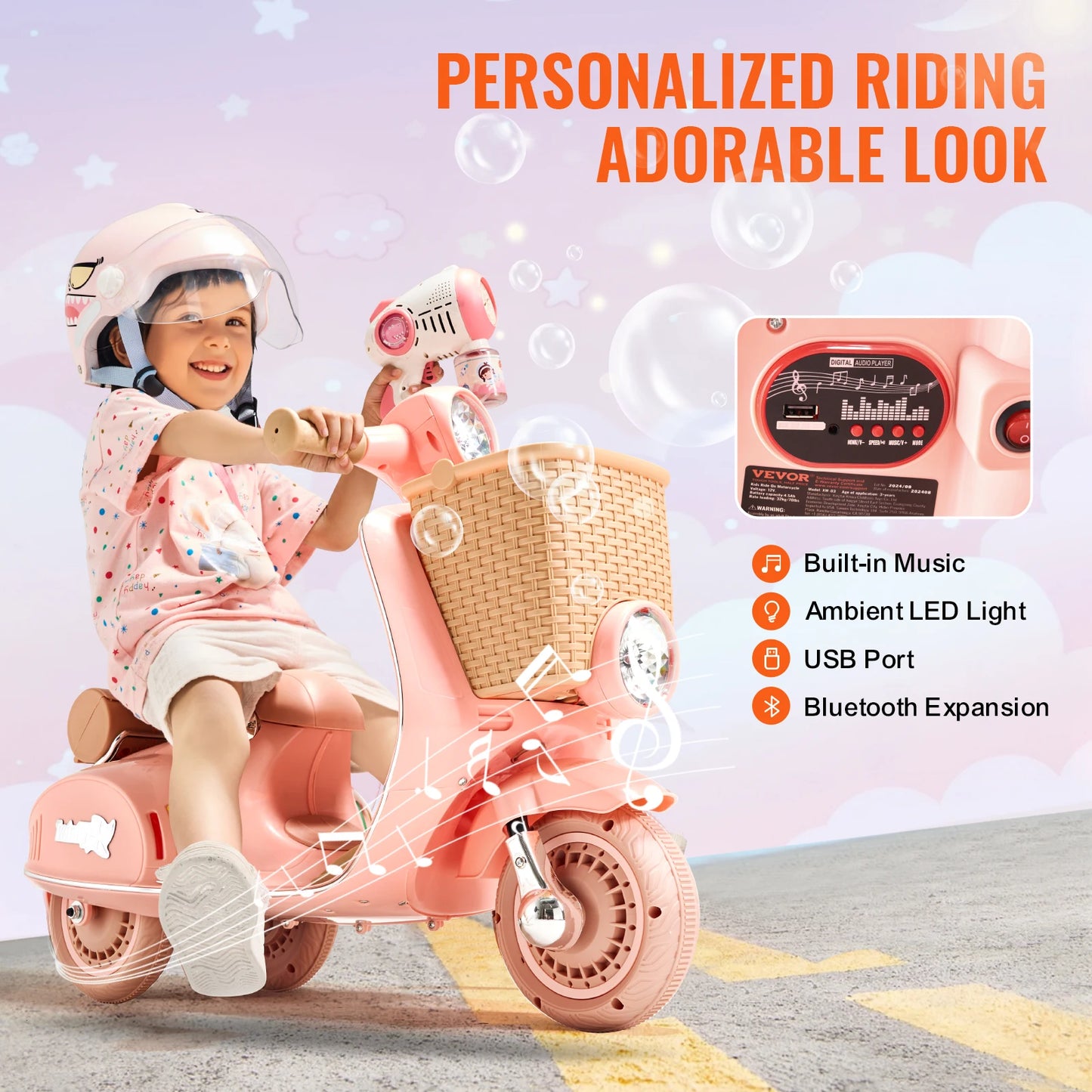 12V Electric Ride-On Scooter