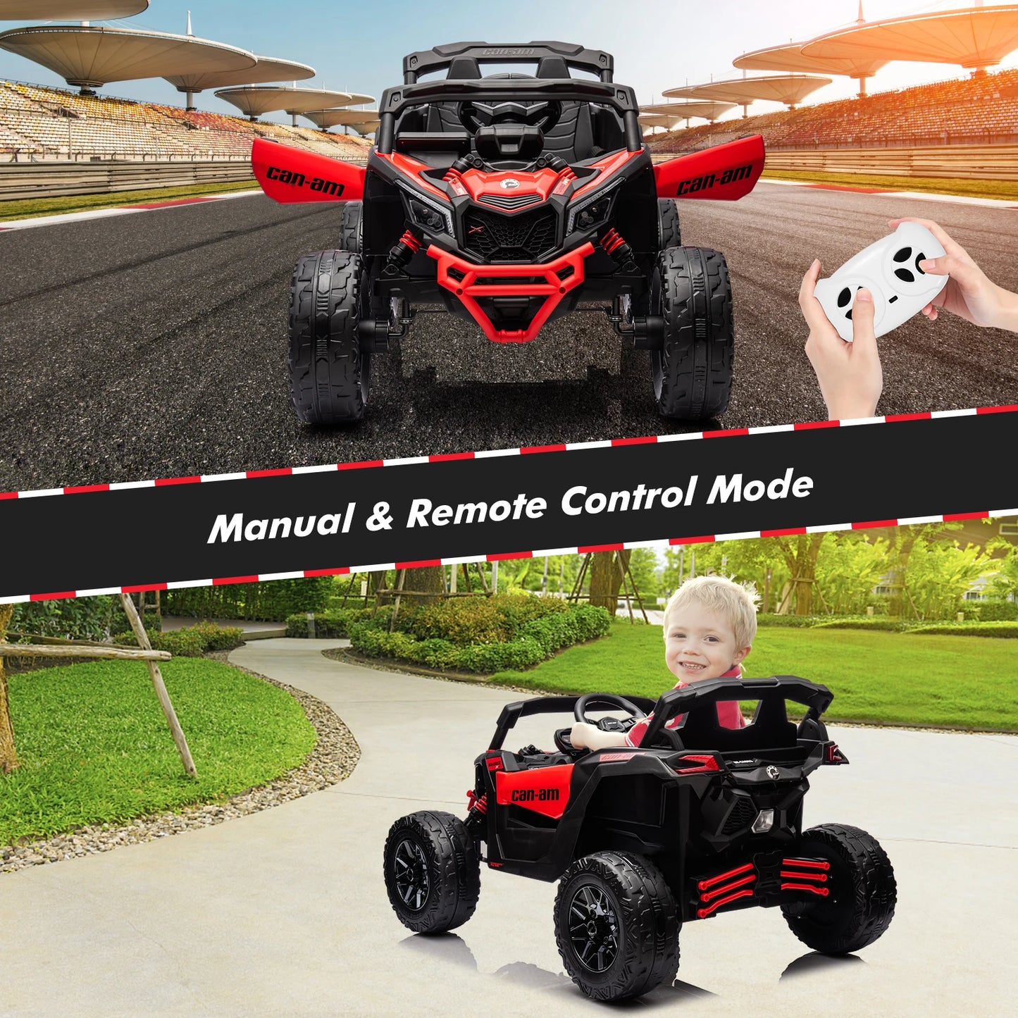 Off-Road UTV for Kids | 12V Battery Powered with Remote