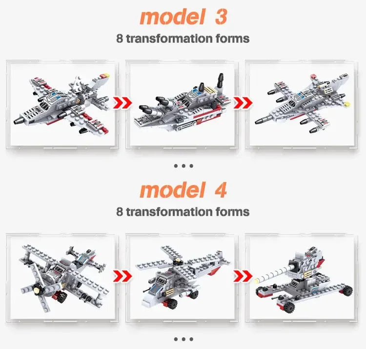 1068-Piece Warship Building Kit for Kids