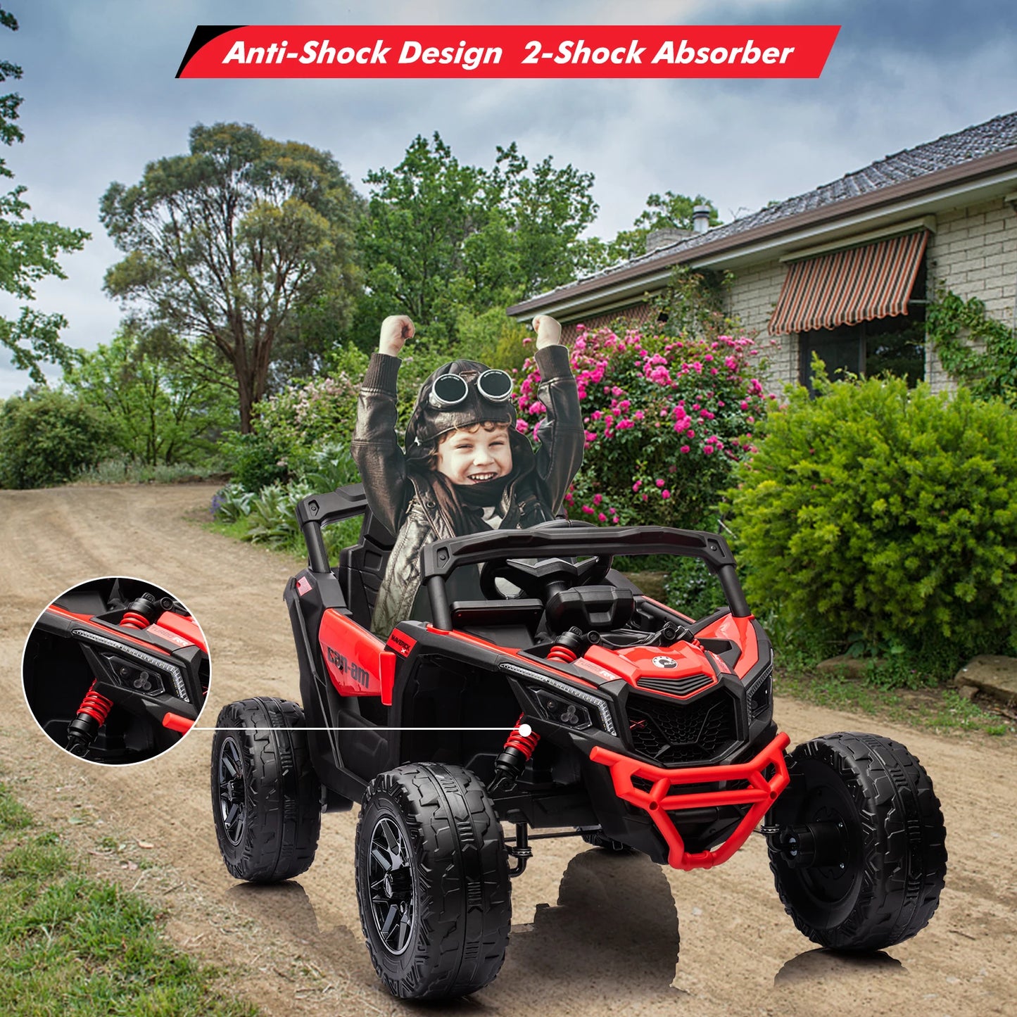 Off-Road UTV for Kids | 12V Battery Powered with Remote
