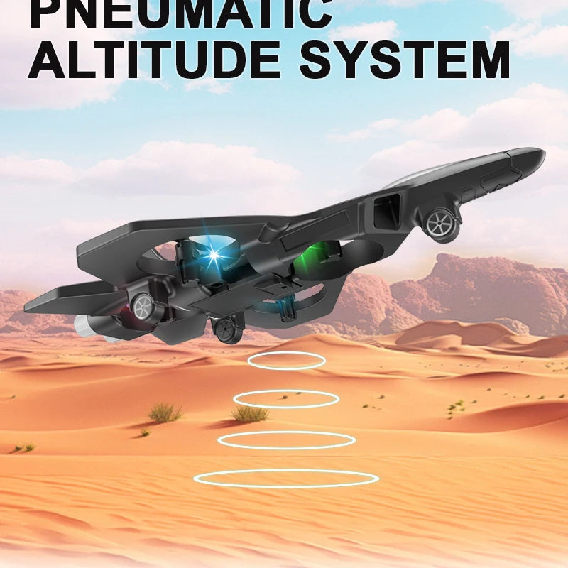 RC Stunt Plane | 2.4GHz Remote Control Glider with LED Lights & 360° Flip