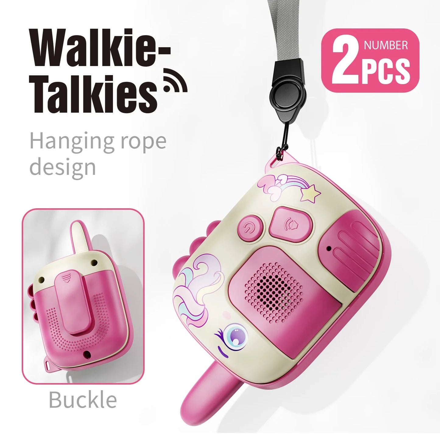 Children's Handheld Walkie Talkies 2-Pack