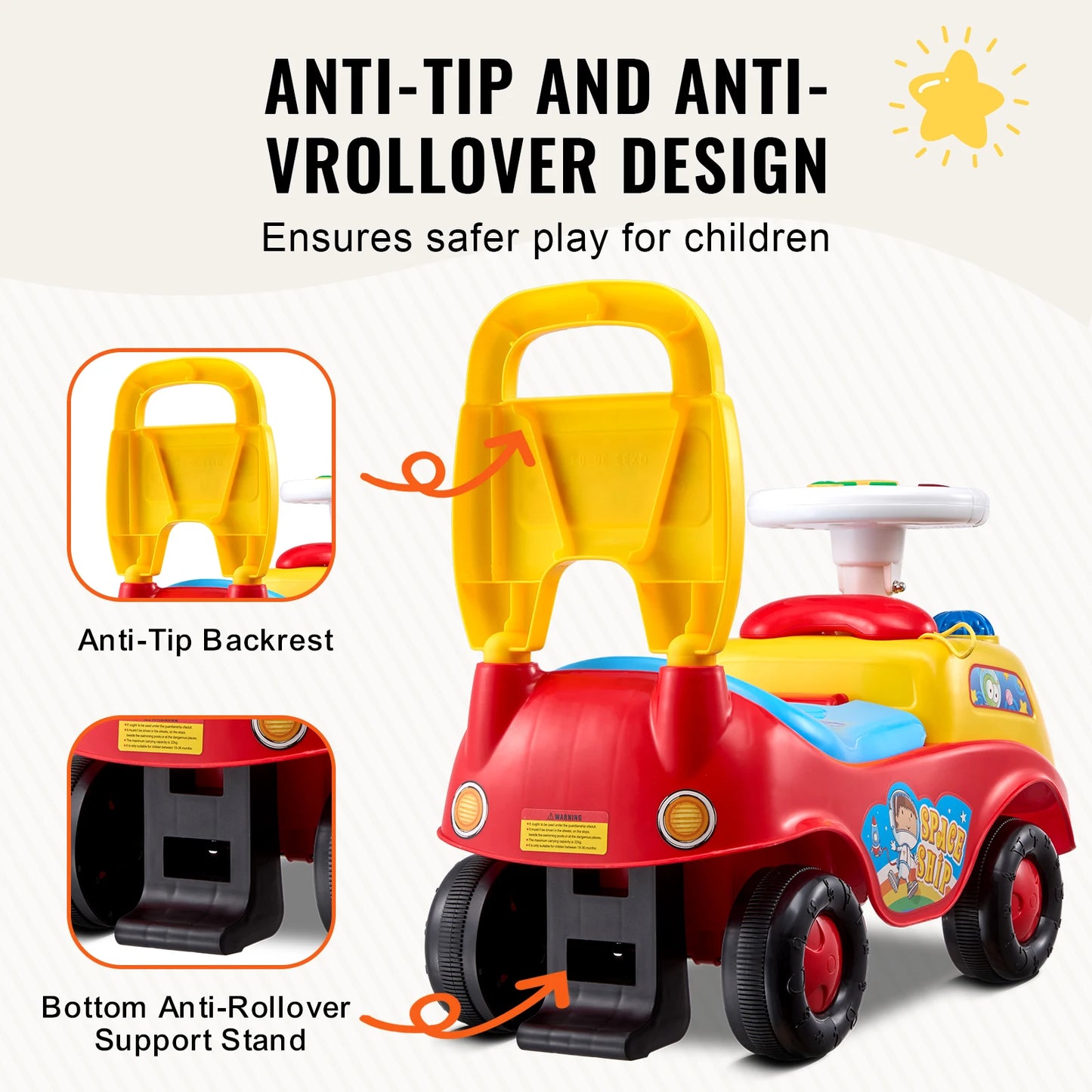 Baby Push Car Ride-On