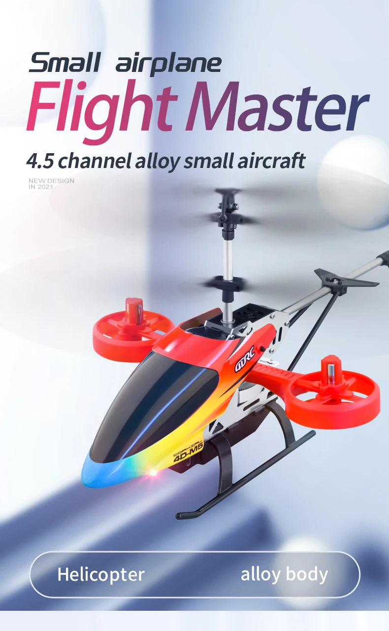 Metal RC Helicopter with Altitude Hold