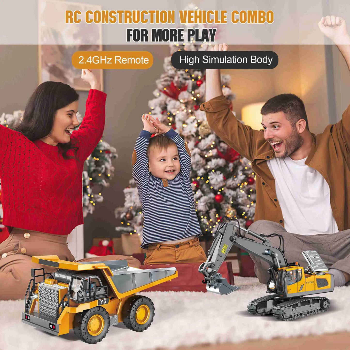 Kids RC Construction Dump Truck