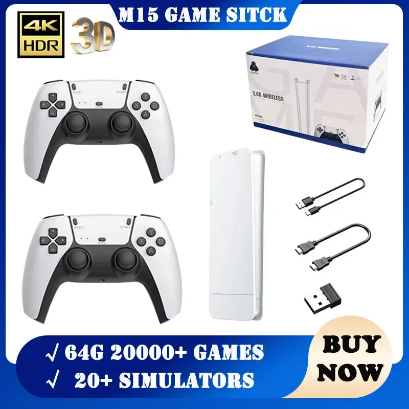 Game Stick with Built-In Retro Games