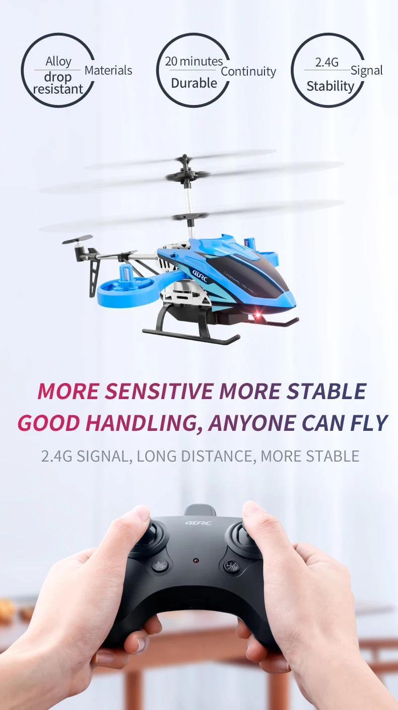 Metal RC Helicopter with Altitude Hold
