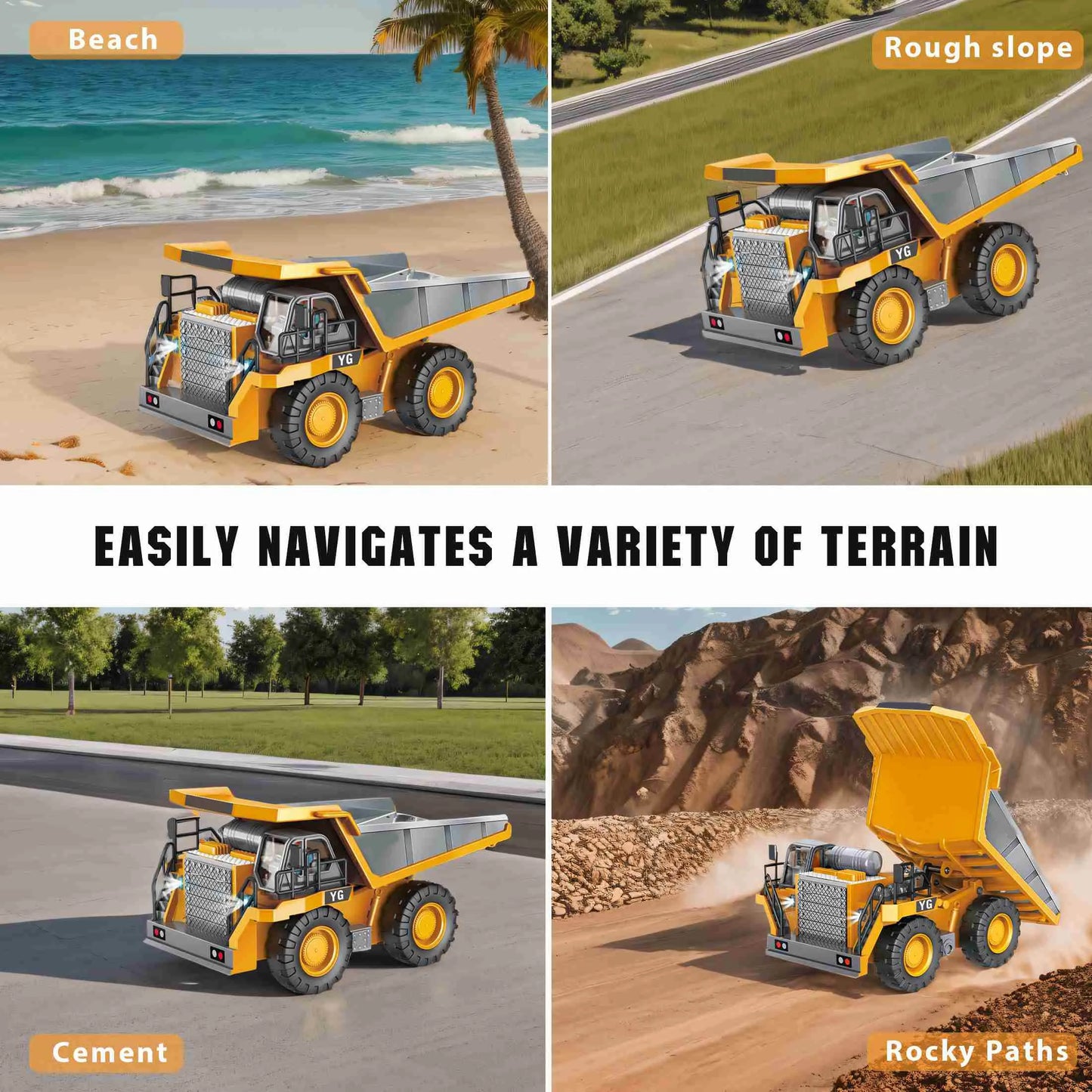 Kids RC Construction Dump Truck