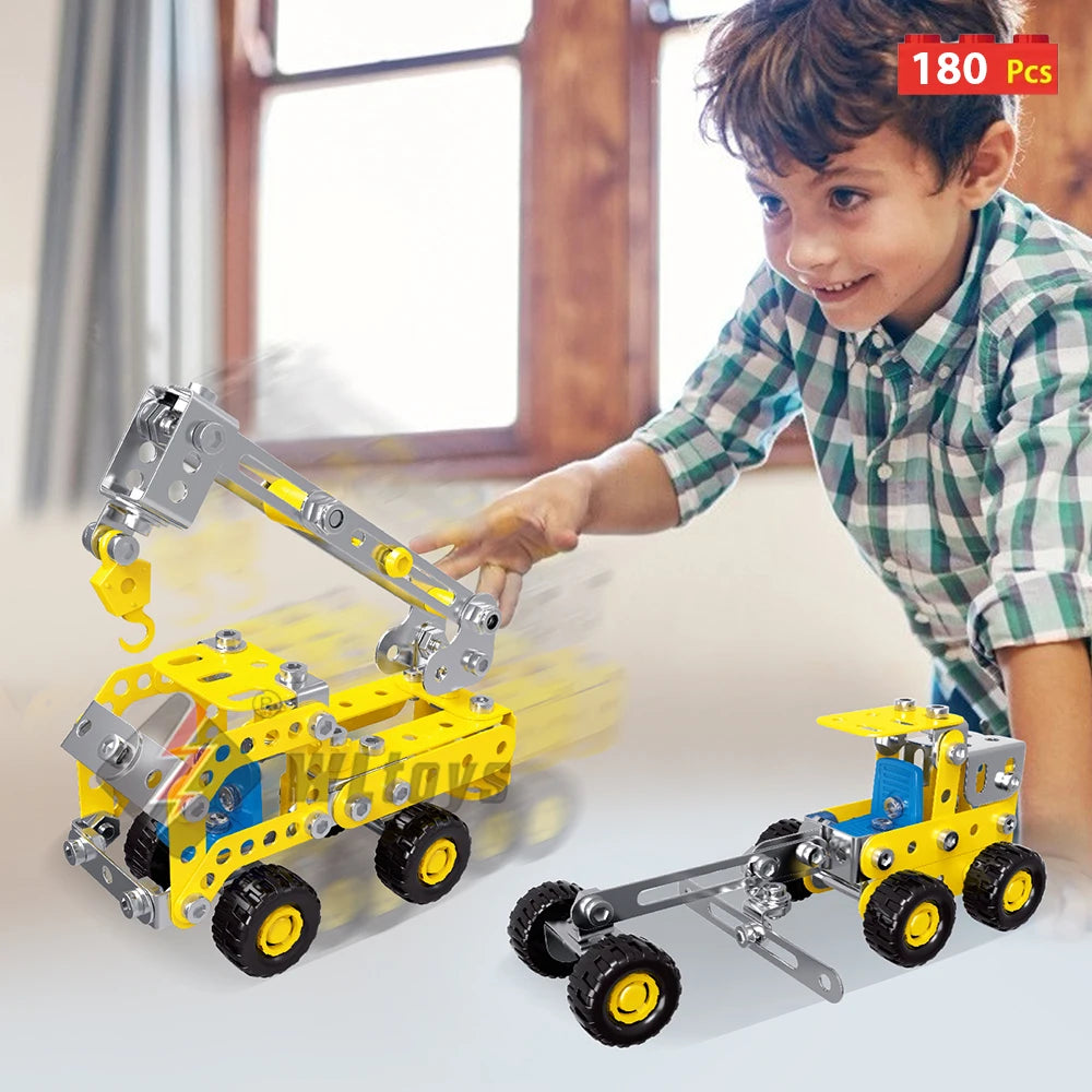 180-Piece Vehicle Construction Set