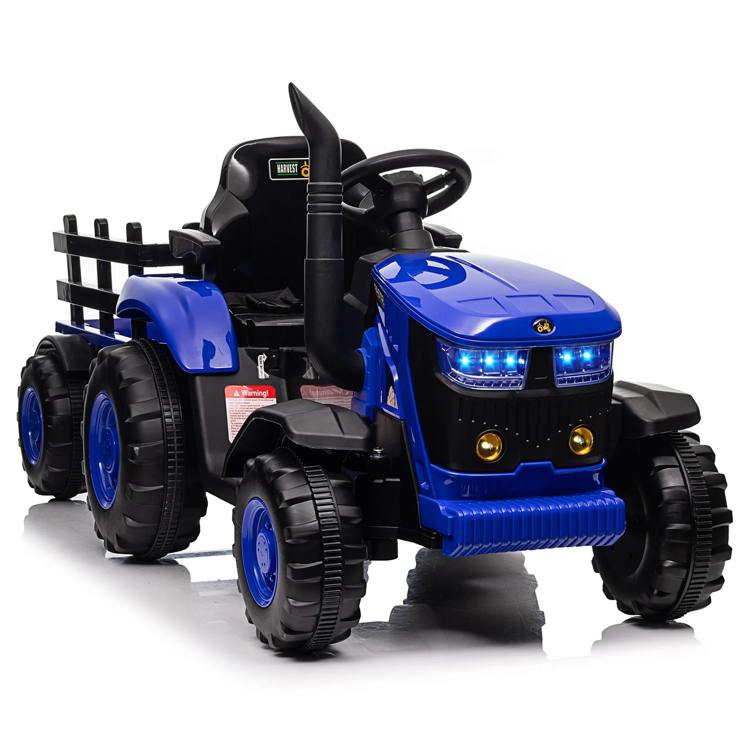 Kids Ride-On Tractor with Trailer