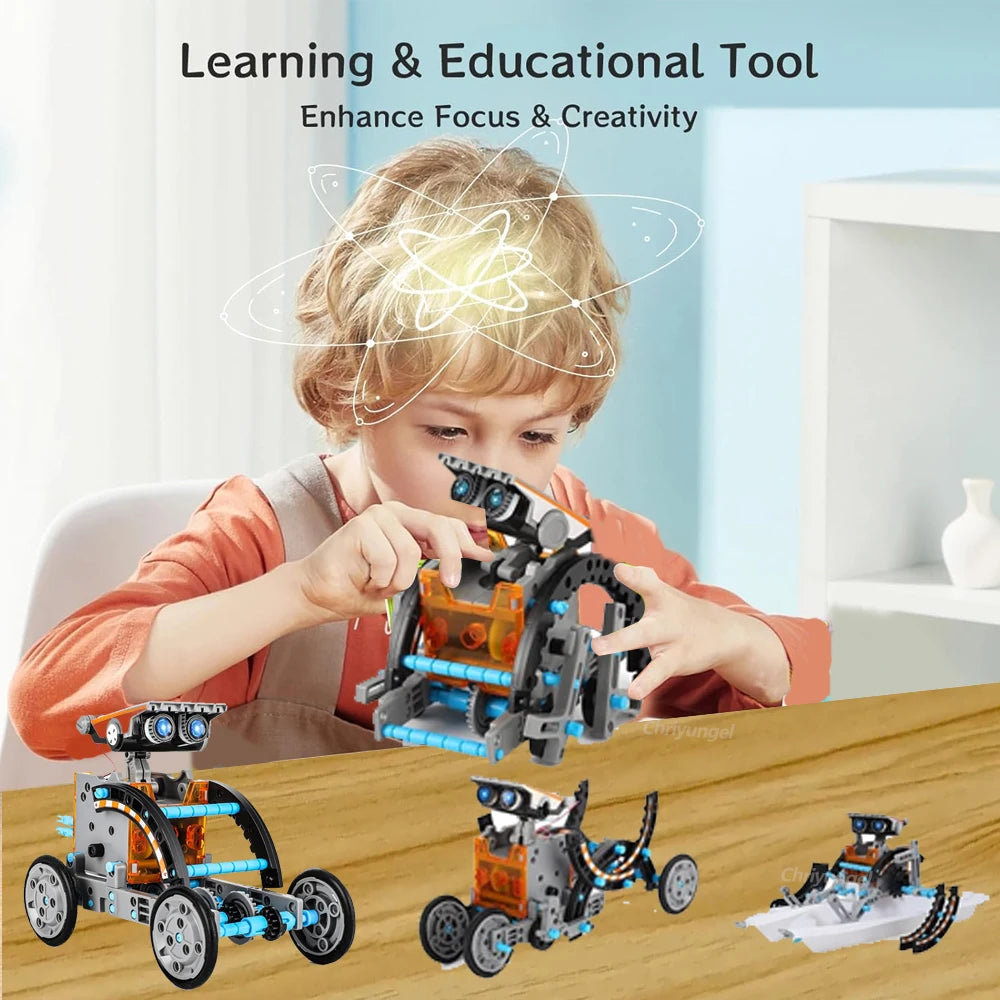 13-in-1 Solar Robotics Kit for Kids