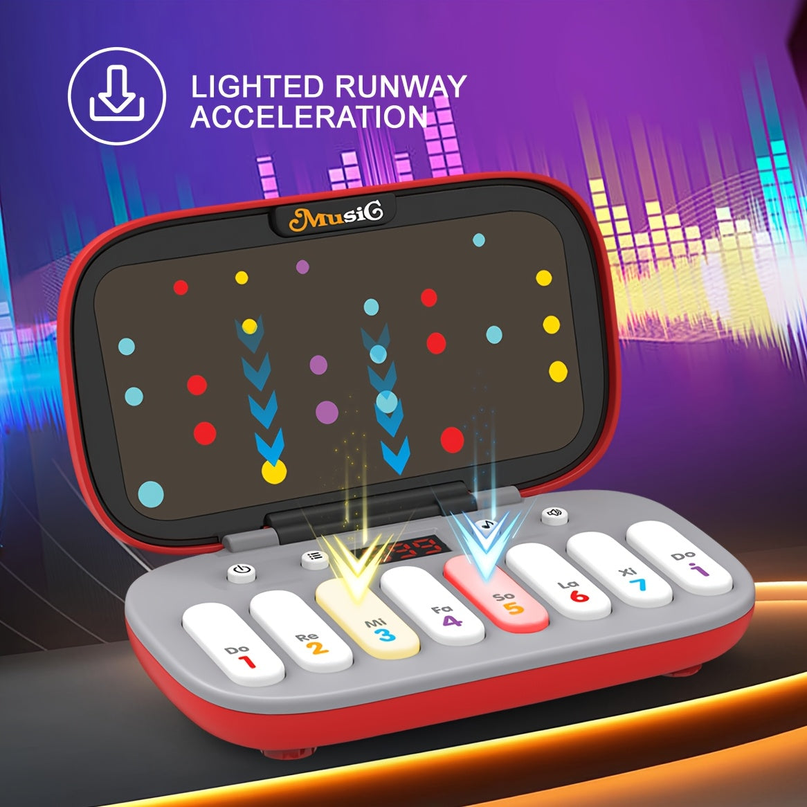 BeatPad Pro: LED Music Learning Toy for Kids