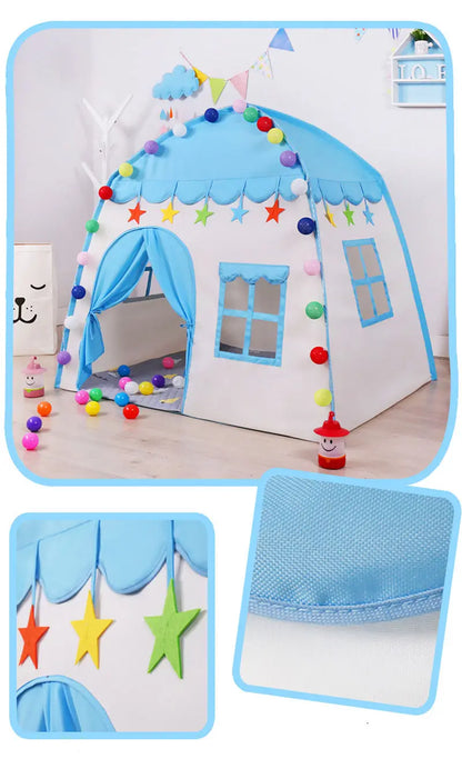 Kids Indoor Outdoor Play Tent with Carrying Bag