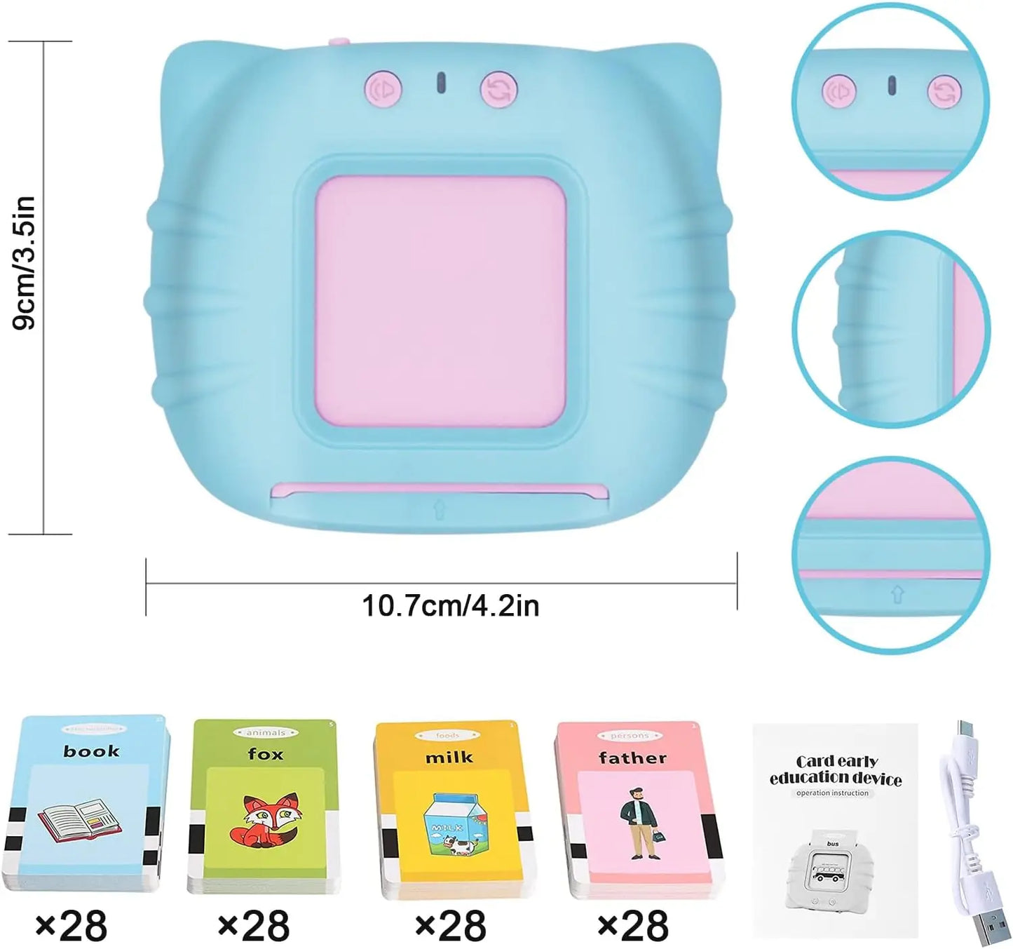 Kids Flashcard Reader – Learn Words with Sound