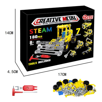 180-Piece Vehicle Construction Set