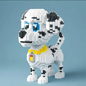 Micro Block Dog Building Set – 1500+ Pcs