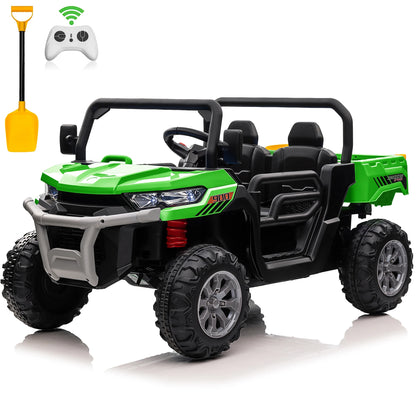 24V Ride-On UTV Truck with Dump Bed | 2-Seater