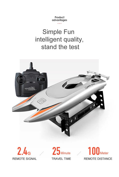 High Speed RC Boat | 30KM/H, Waterproof, RC